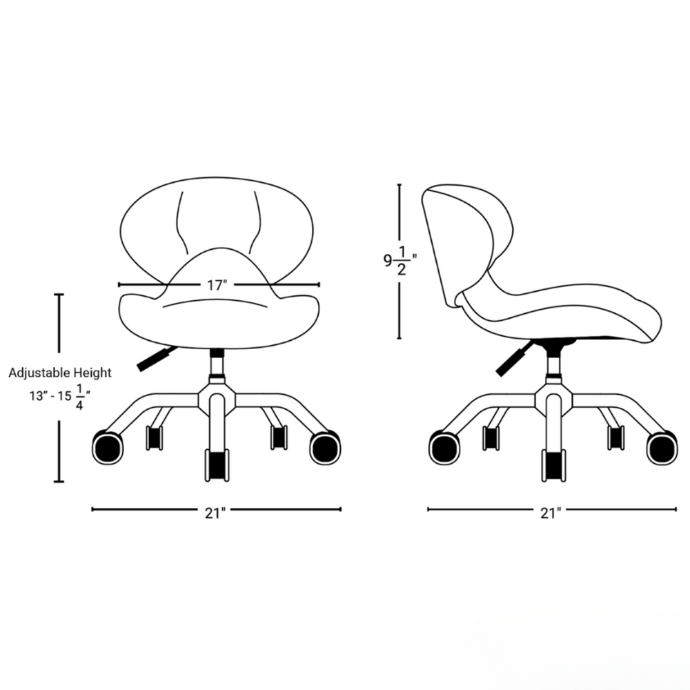 Hugo Pedicure Stool 