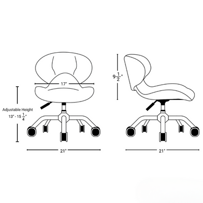 Hugo Pedicure Stool 