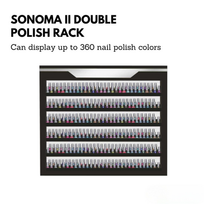 Sonoma II Double Polish Rack