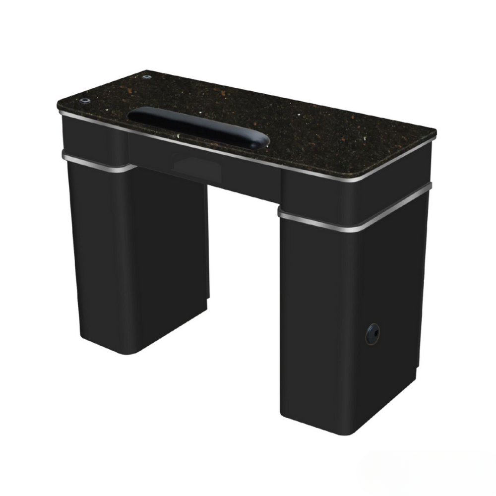 Sonoma II Nail Table (Silver Trim)