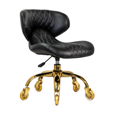 Hugo Pedicure Stool (GOLD Casters)