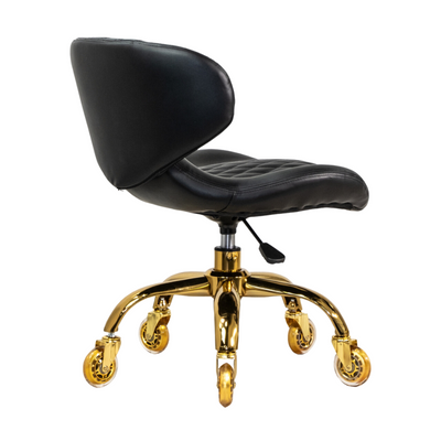 Hugo Pedicure Stool (GOLD Casters)