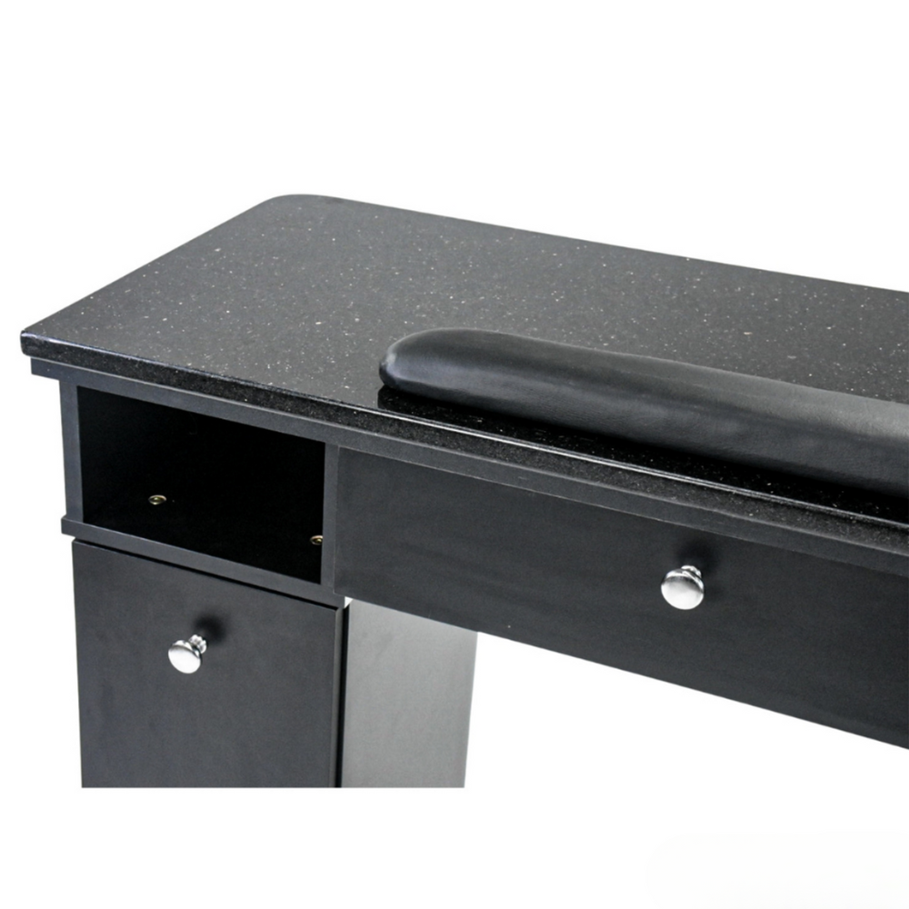 Sonoma II Nail Table (Silver Trim)