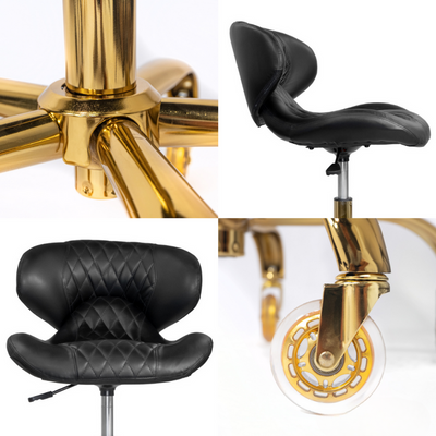 Hugo Technician Stool (GOLD Casters)