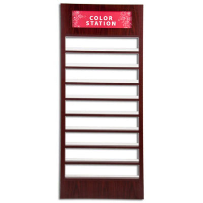 Wooden Wall Nail Polish Rack