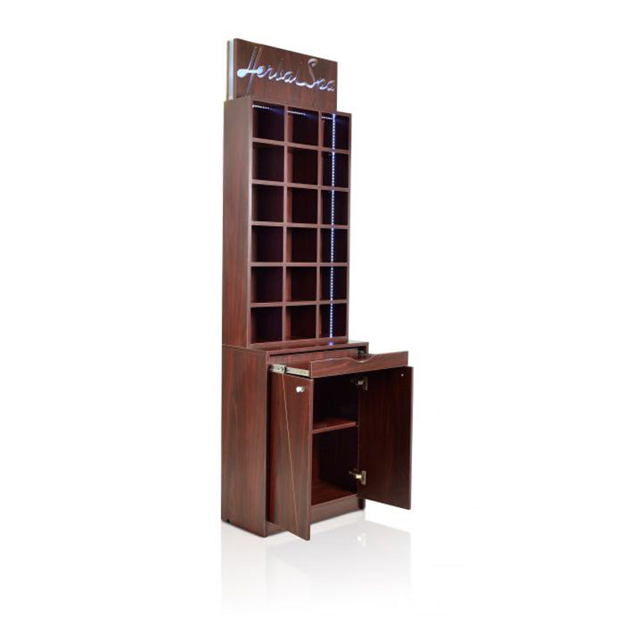 Mini LED Herbal Salon Display Cabinet