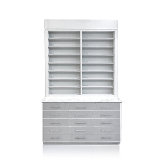 Evee Polish Rack Cabinet (74")