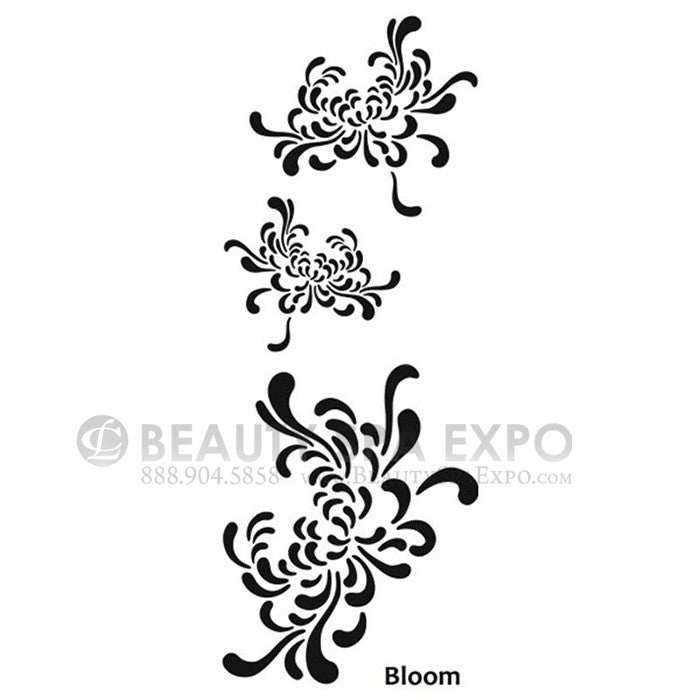 Vinyl Salon Decal - Bloom