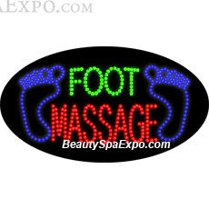 Foot Massage LED Sign