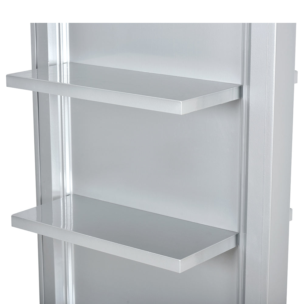 Gondola Free Standing Double Retail Display Shelf