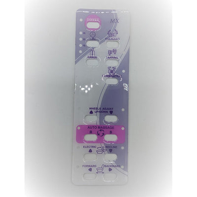 J&A - Remote Control Sticker For Empress RX/LX, Pacific MX