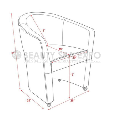 Lee Lounge Customer Chair