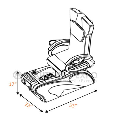 Panther Pedicure Chair