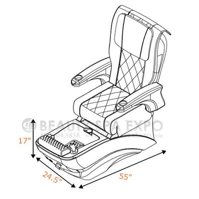 Pavia Pedicure Chair