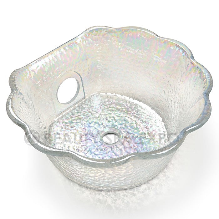 ANS - Scallop Glass Pedicure Bowl