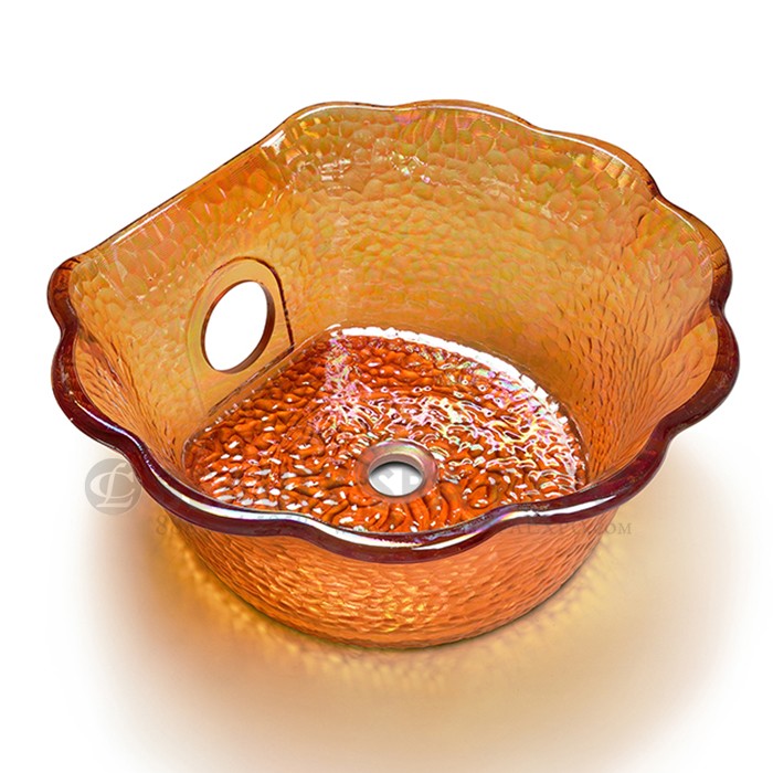 ANS - Scallop Glass Pedicure Bowl