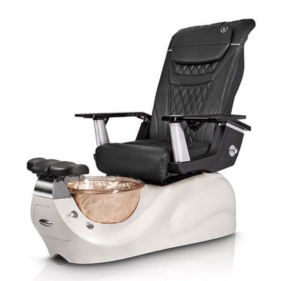 Vespa GOLD-RESIN Pedicure Chair T Timeless Black Seat 