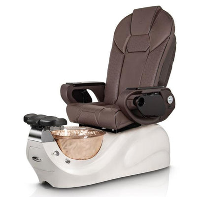 Vespa GOLD-RESIN Pedicure Chair Throne Chocolate Seat