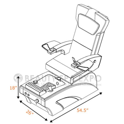 Yuna Pedicure Chair